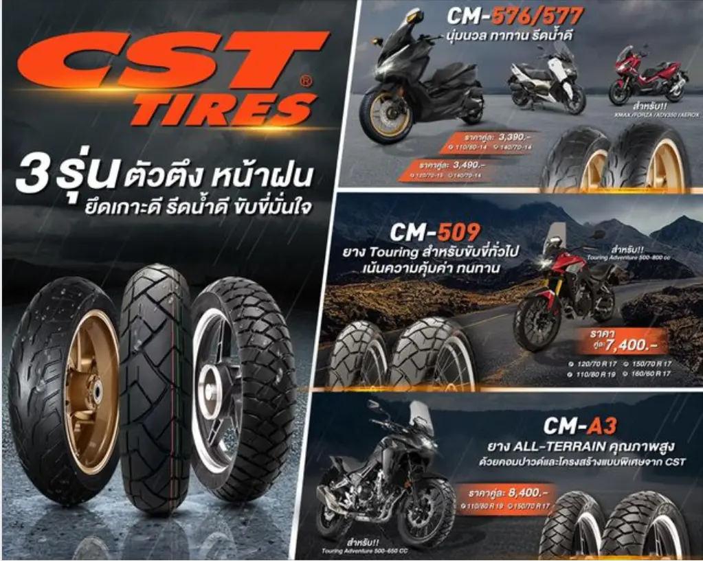 Read more about the article รวม 3 รุ่น ตัวตึงหน้าฝน จาก CST