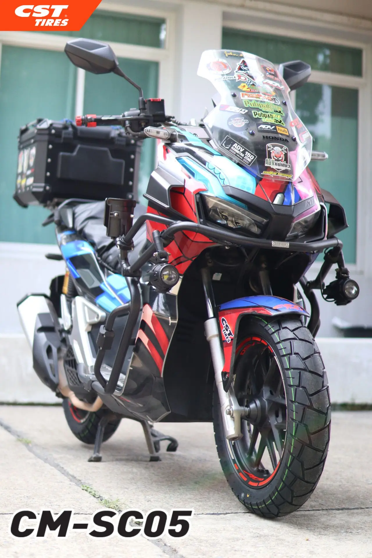 Read more about the article HONDA ADV 150 กับยาง CM-SC05